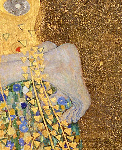 Le Baiser, 1907-08 (détail) - Gustav Klimt